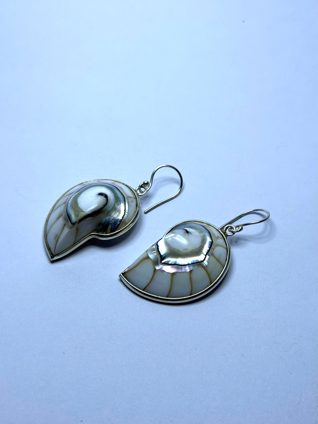 Shell White Earrings