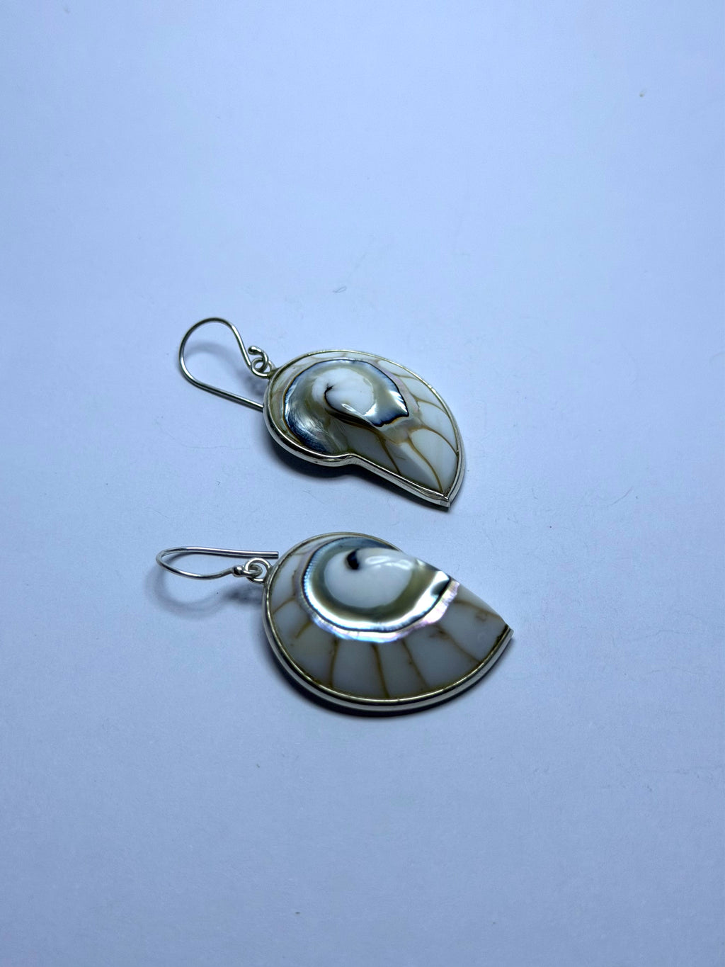 Shell White Earrings