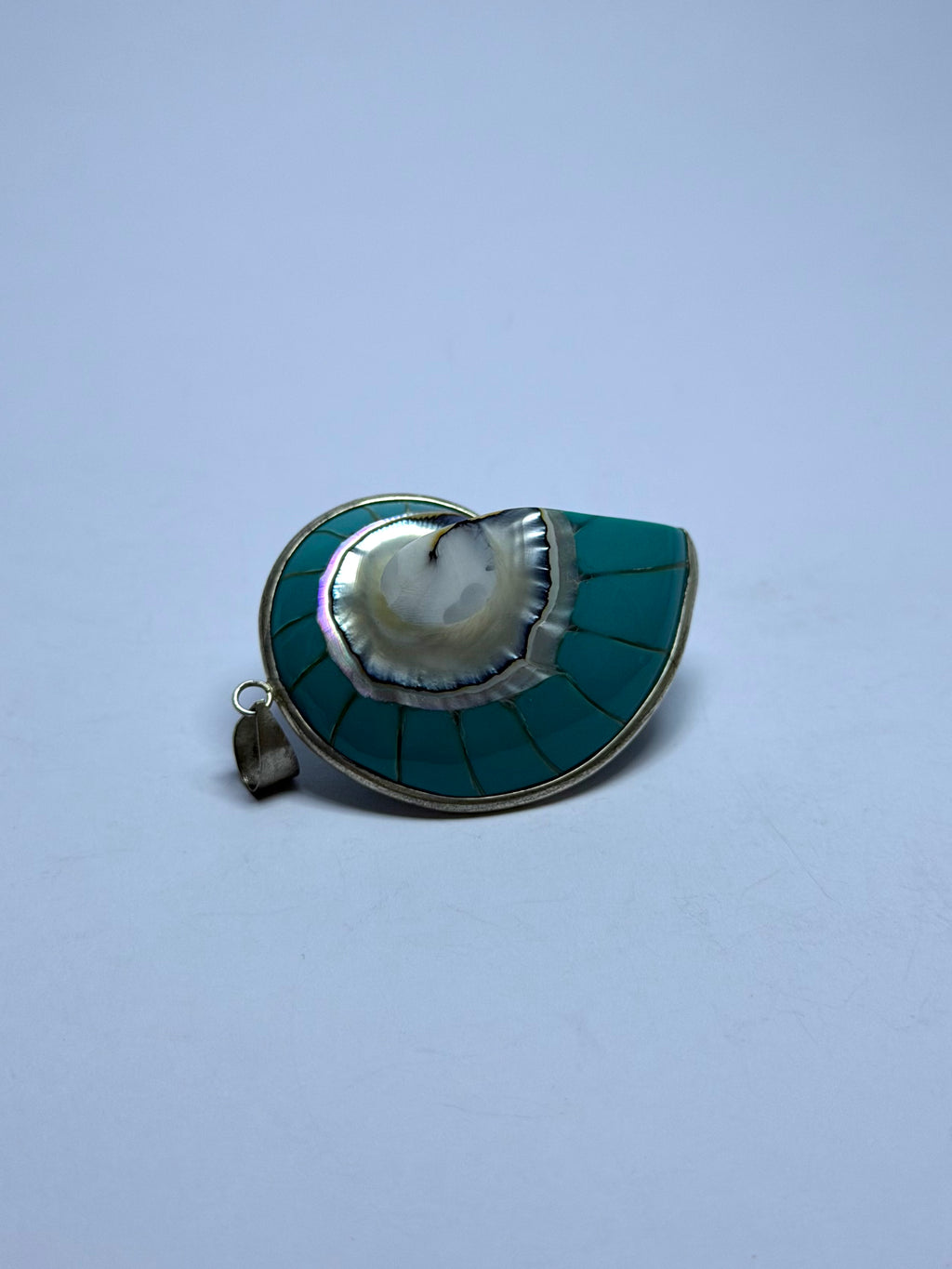Shell Turquoise Pendant