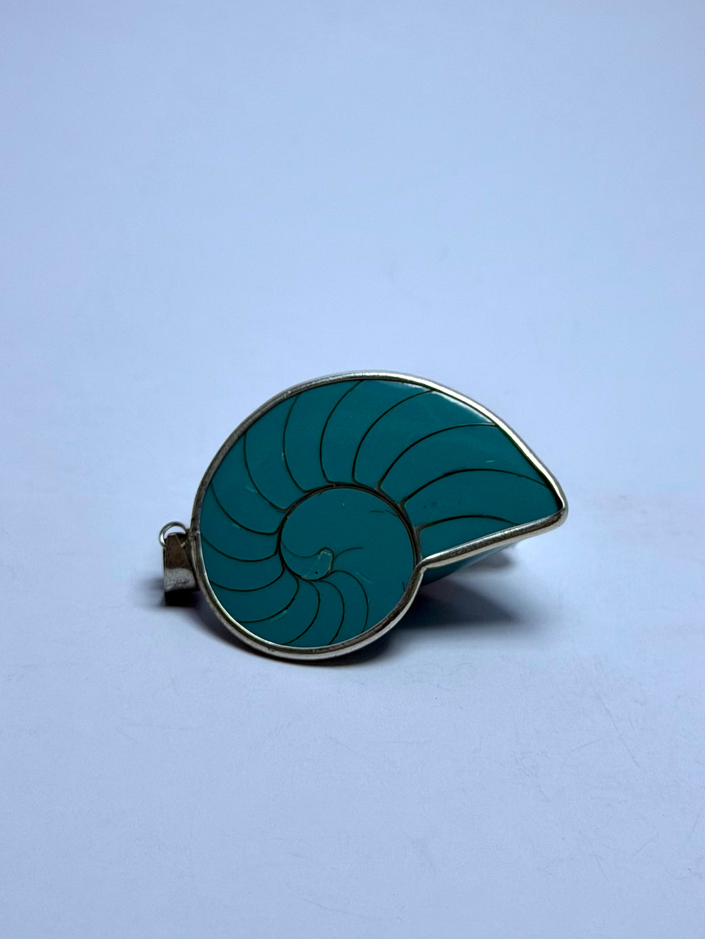 Shell Turquoise Pendant