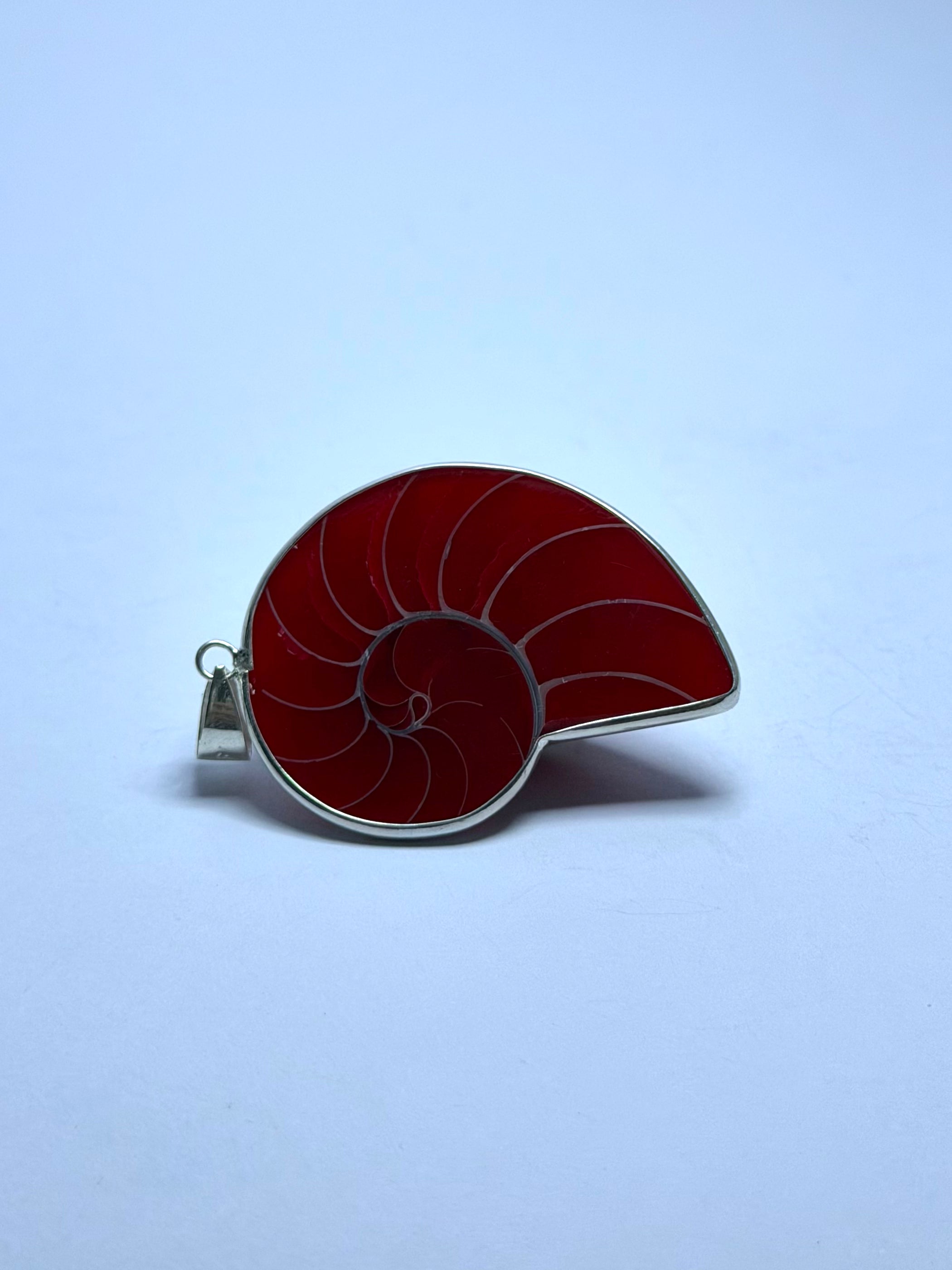 Shell Red Pendant