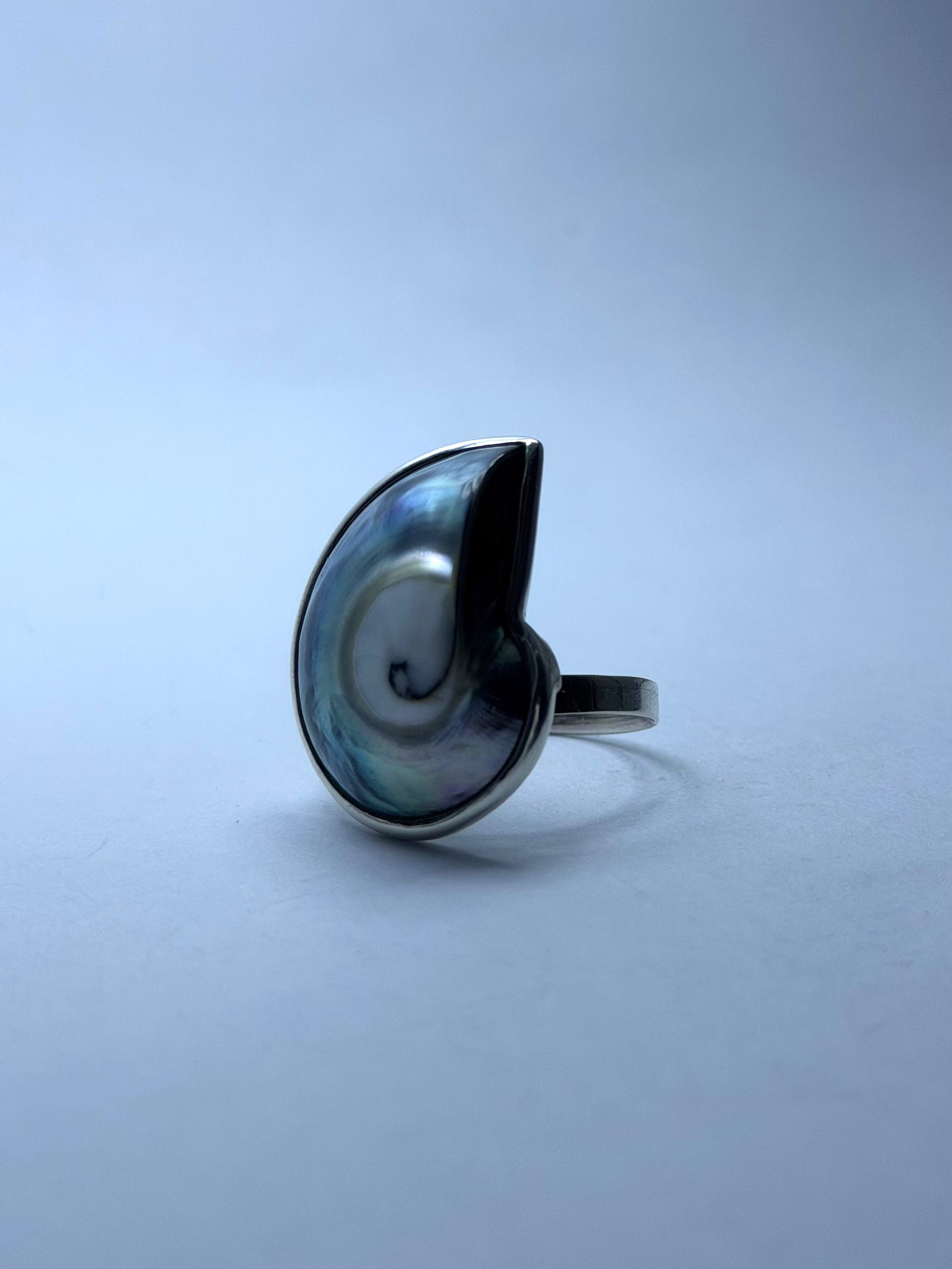 Shell Pearlescent Ring