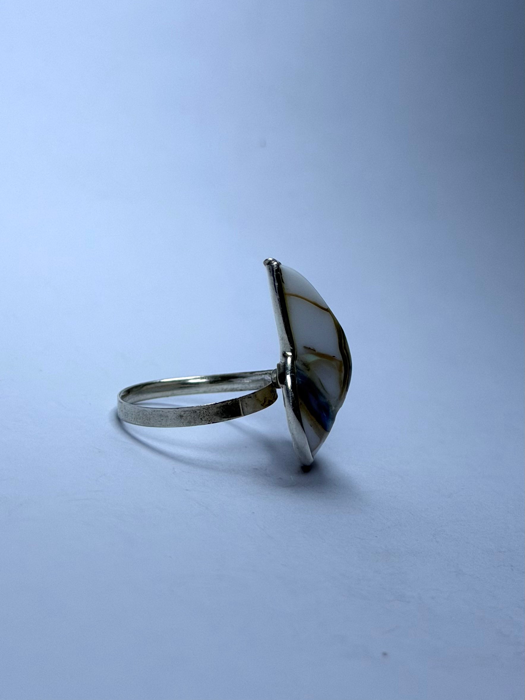 Shell White Ring