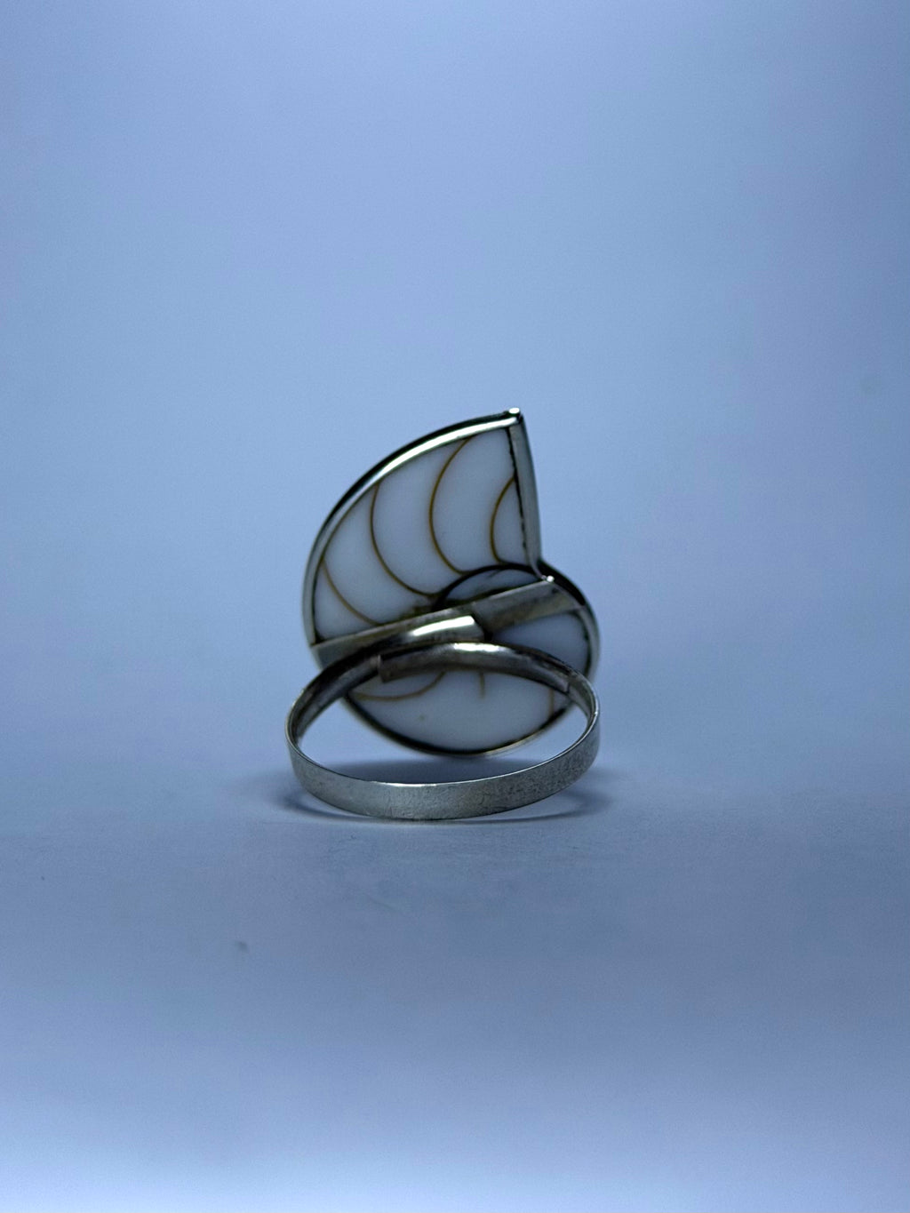 Shell White Ring