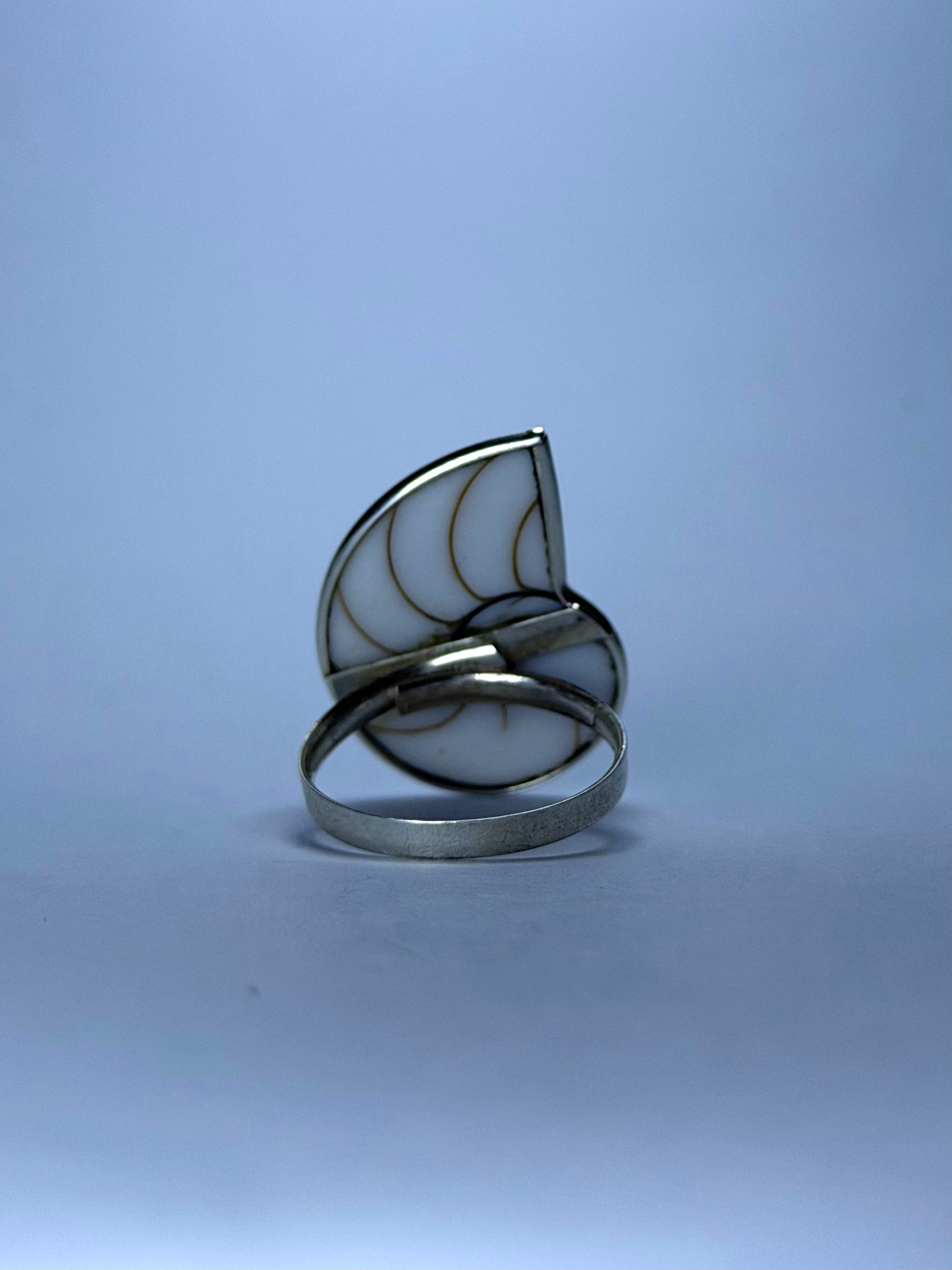 Shell White Ring