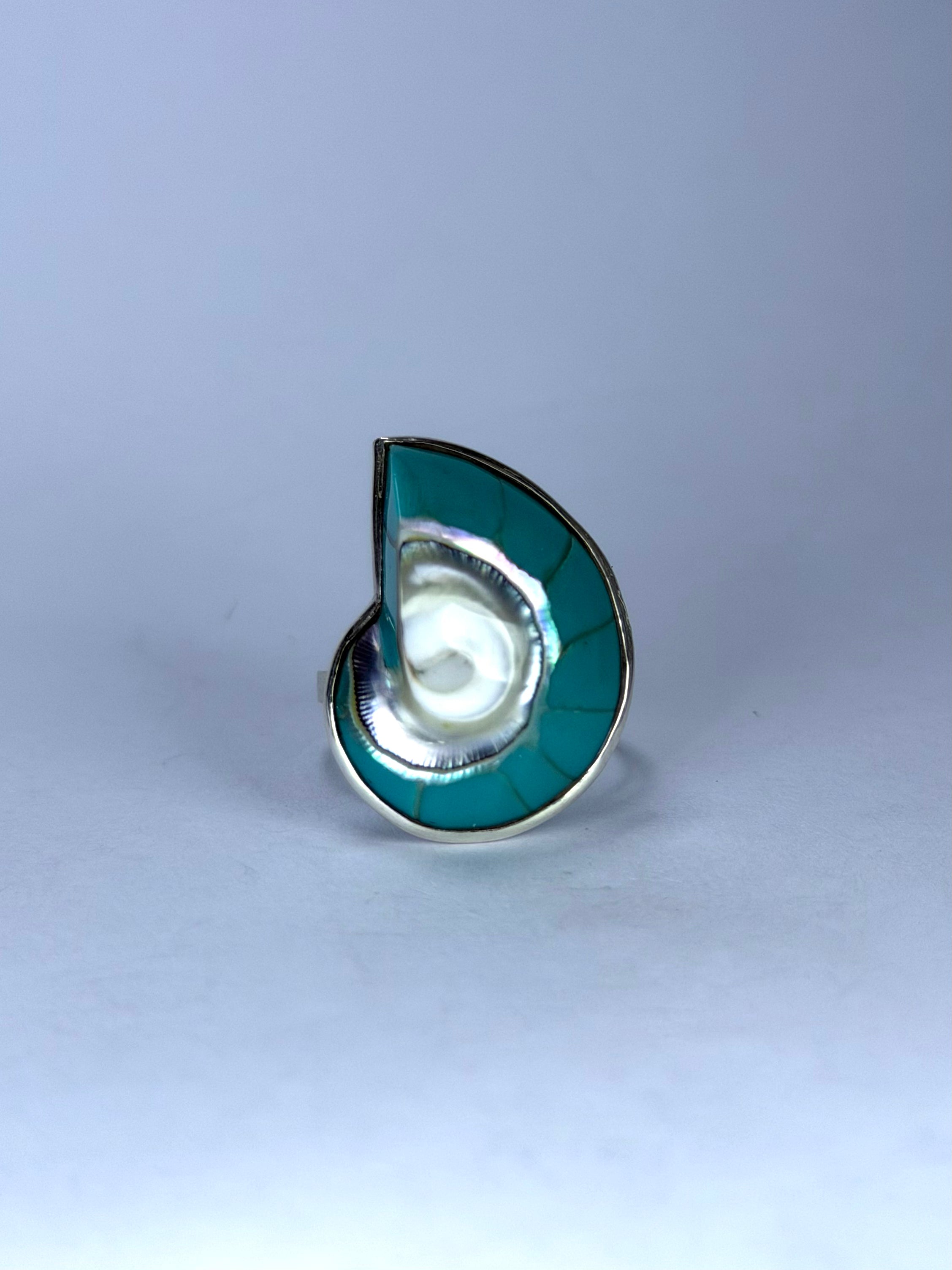 Shell Turquoise Ring