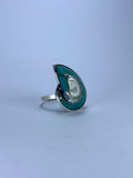 Shell Turquoise Ring