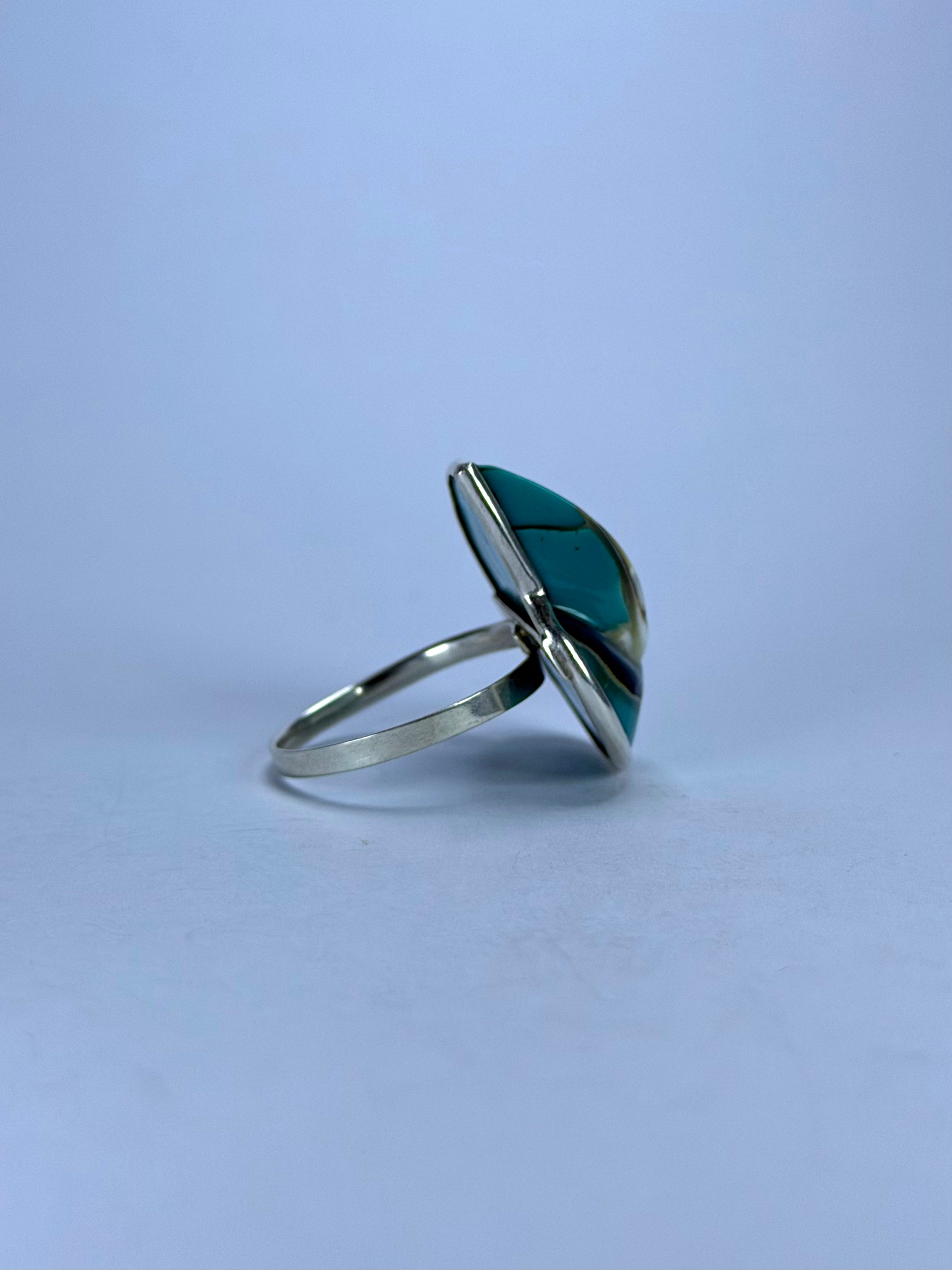 Shell Turquoise Ring