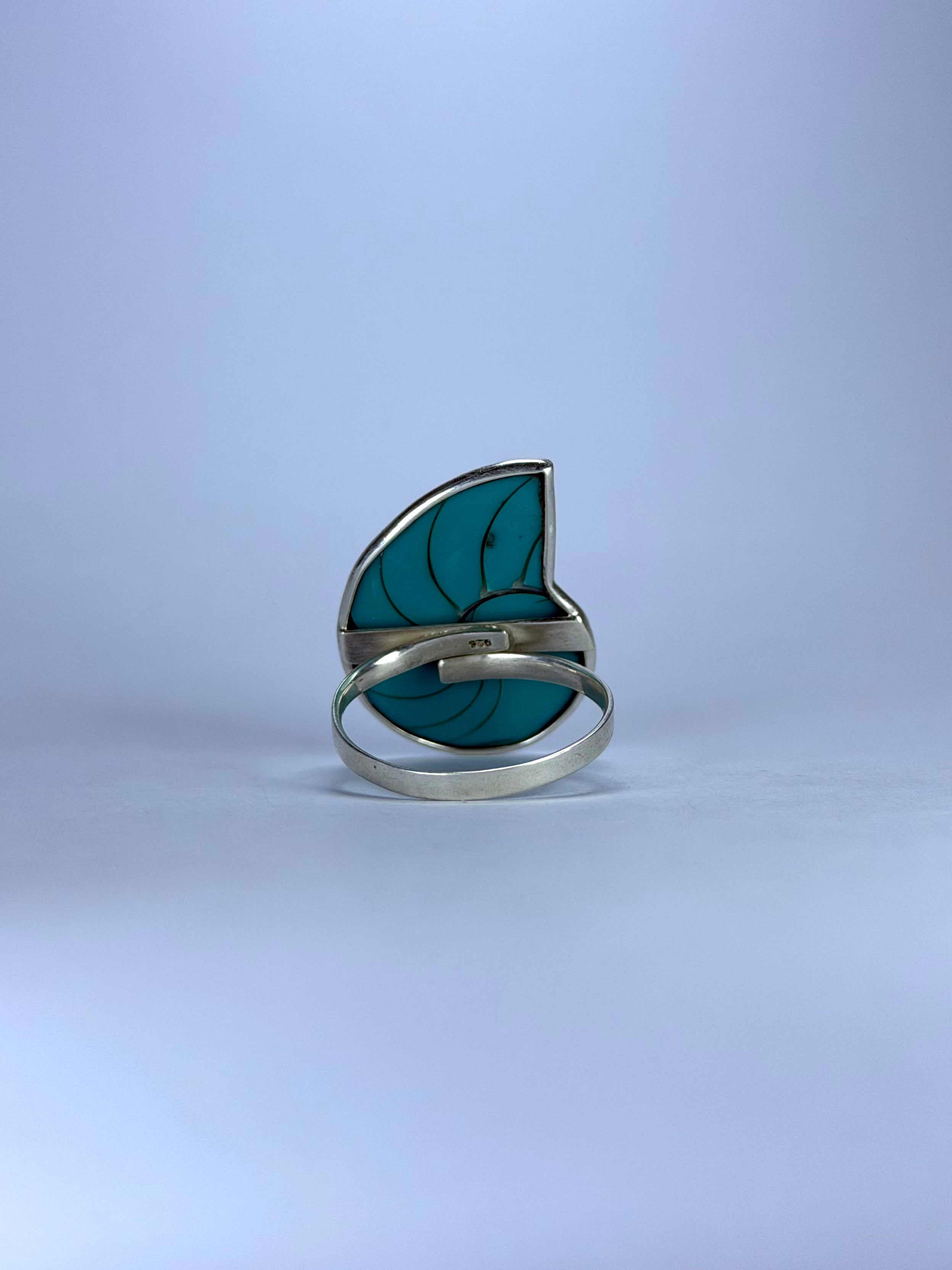 Shell Turquoise Ring