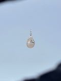 Handmade 925 sterling silver octopus pendant with golden-cream baroque pearl — Sribnyak Baroque Pearls