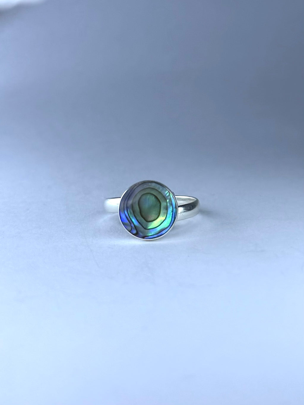 Paua Abalone single Ring
