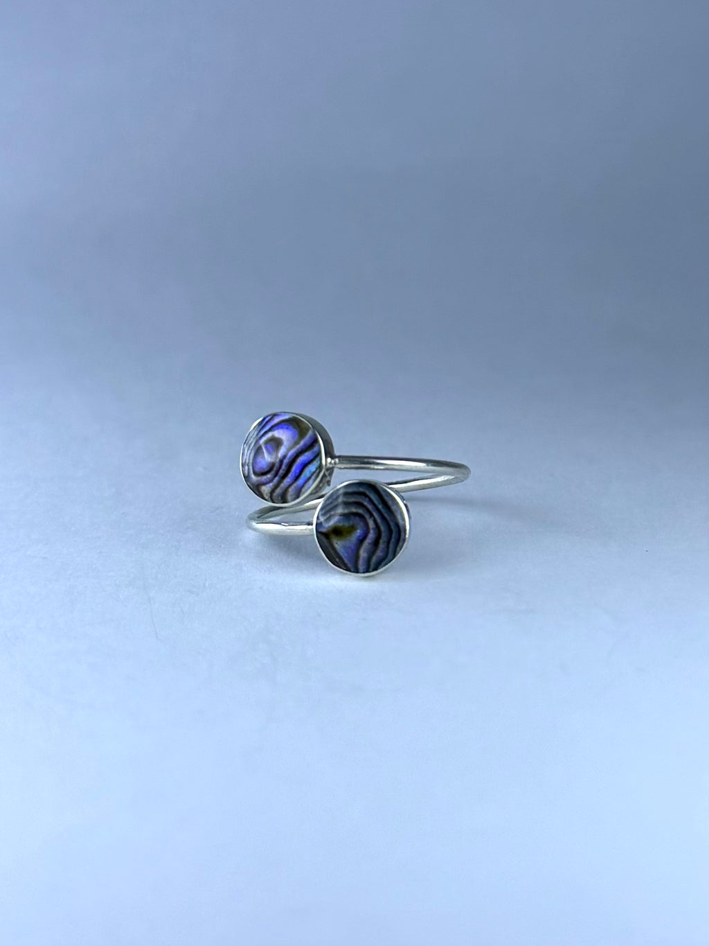 Paua Abalone double Ring