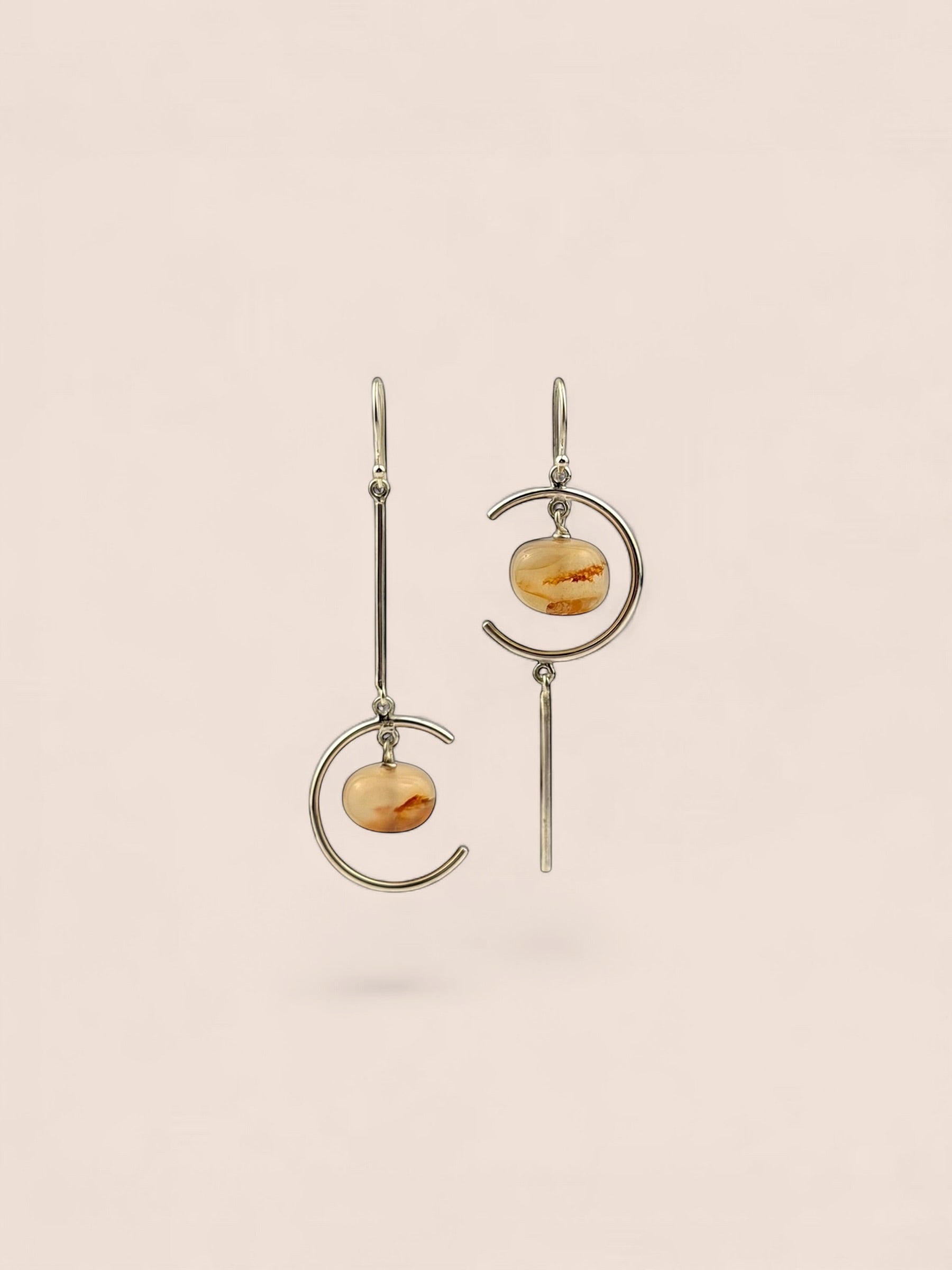 Agate Earring 114