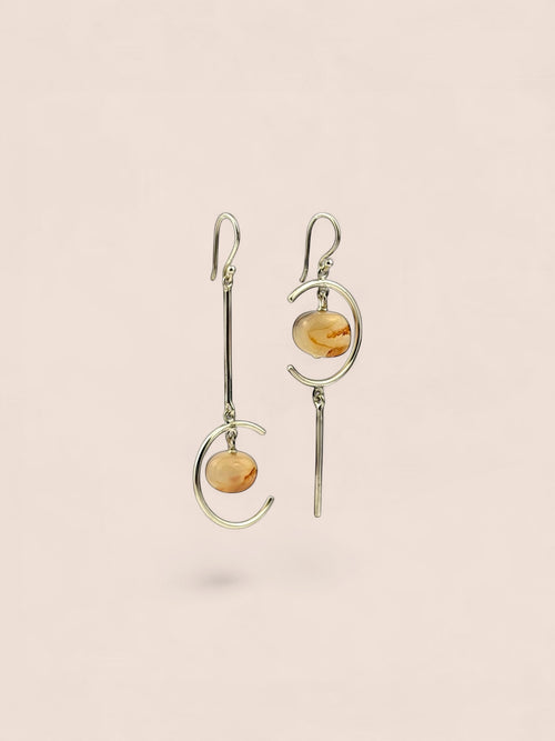 Agate Earring 114