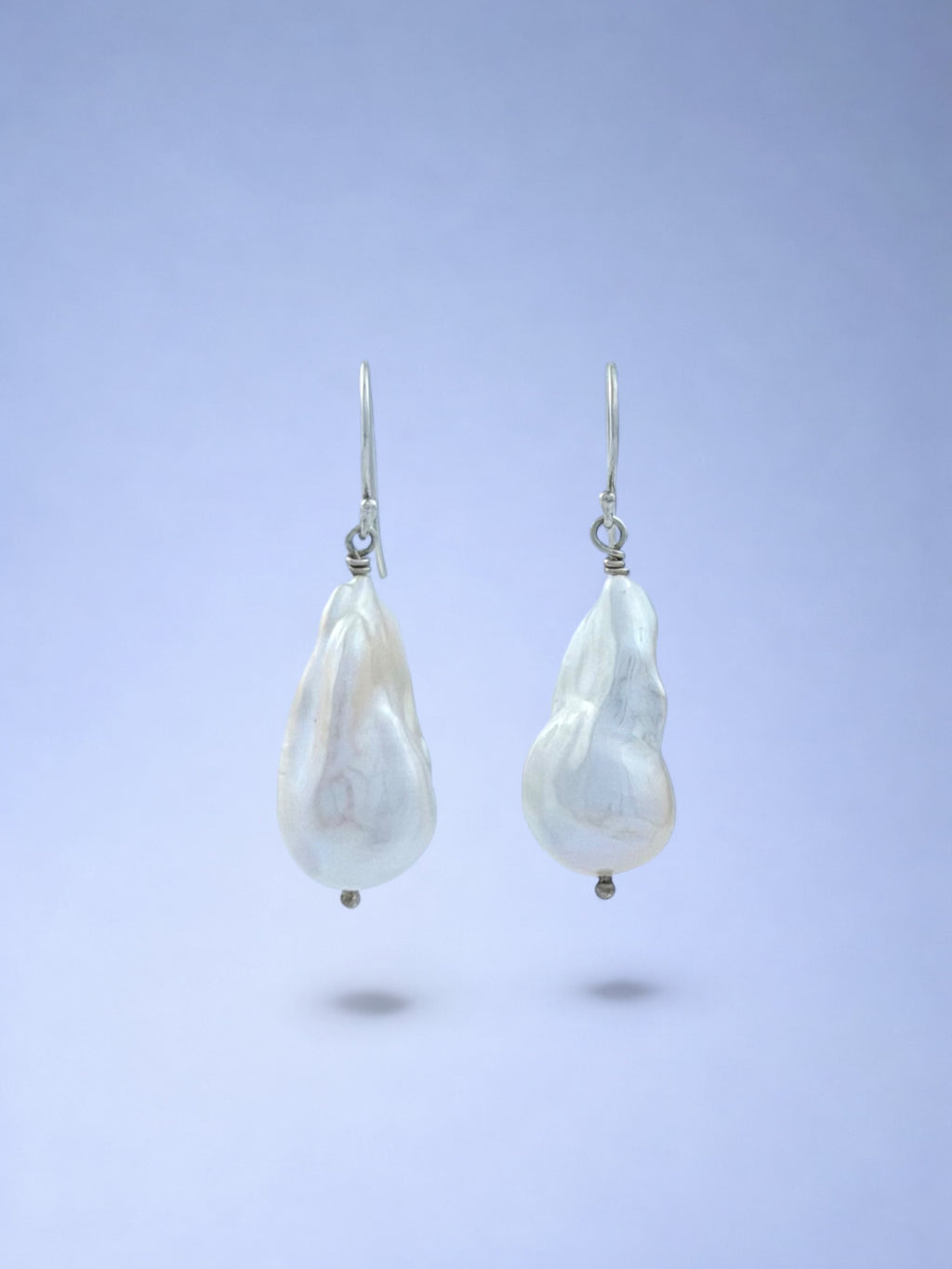 White Pearl Earrings v1