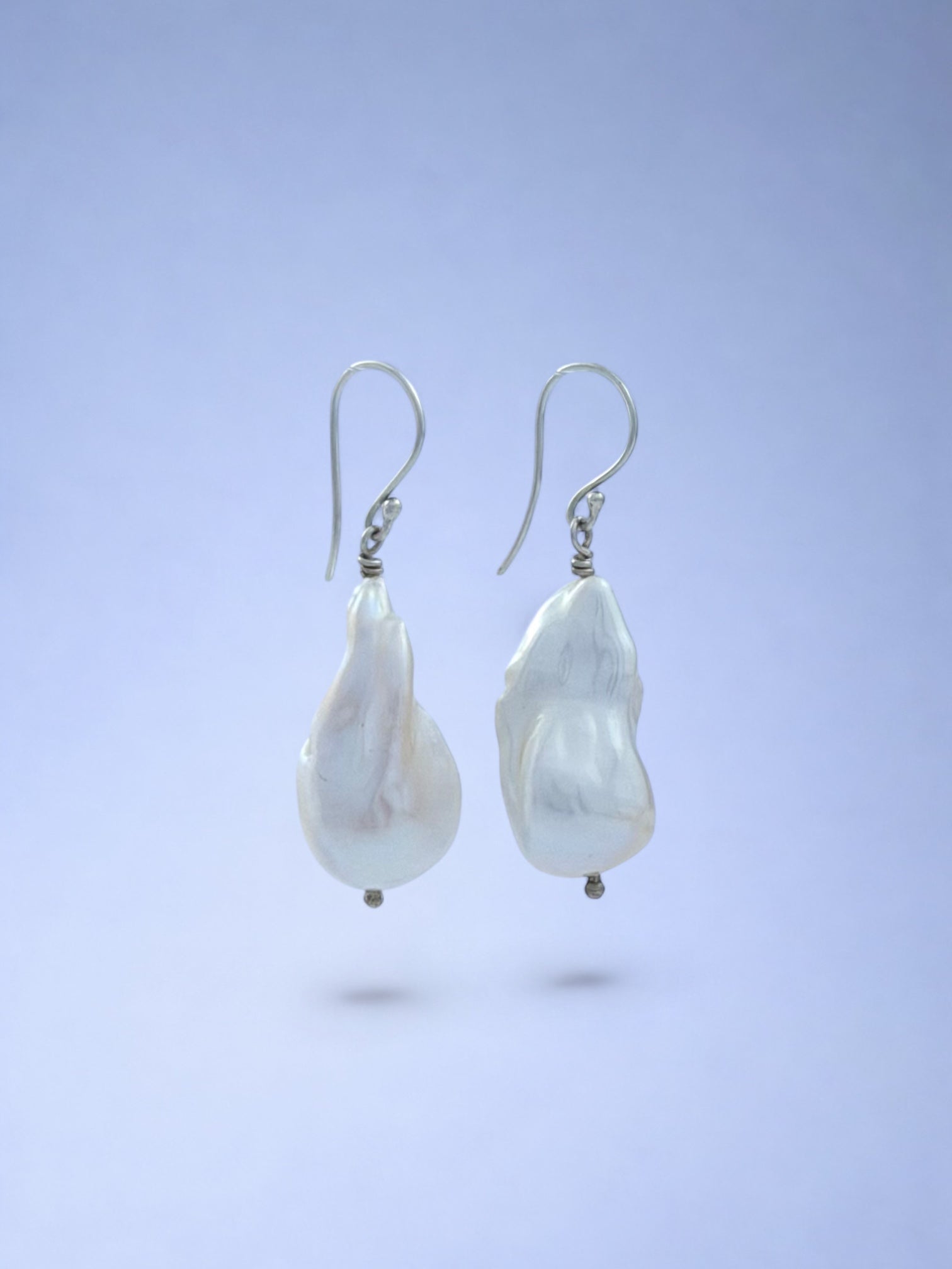 White Pearl Earrings v1