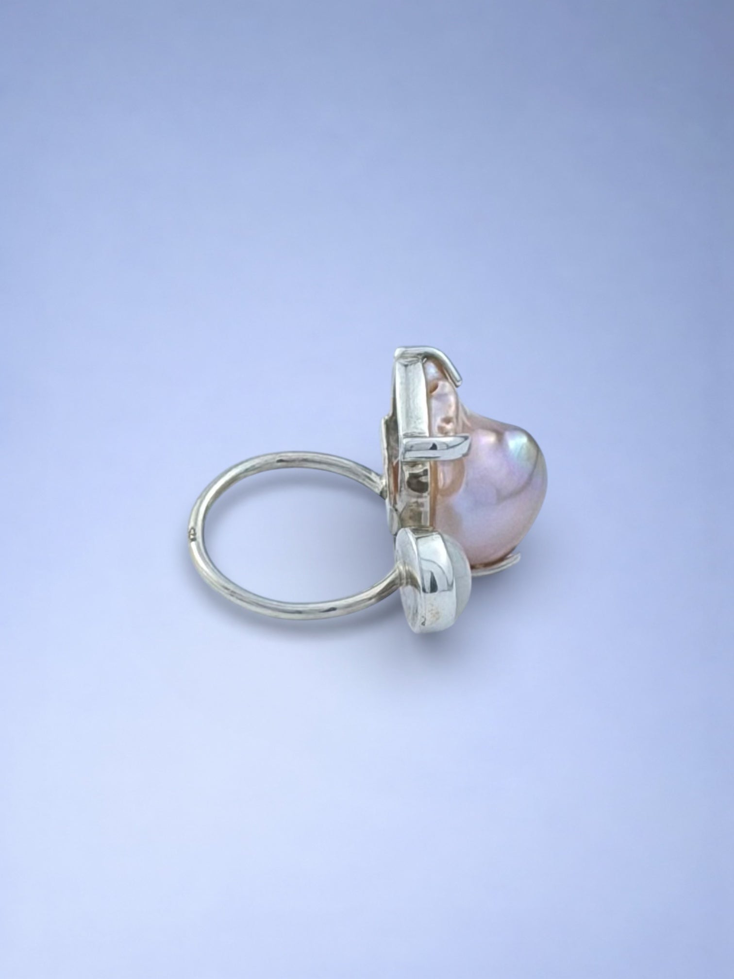 Pink Monica with Moonstone Ring