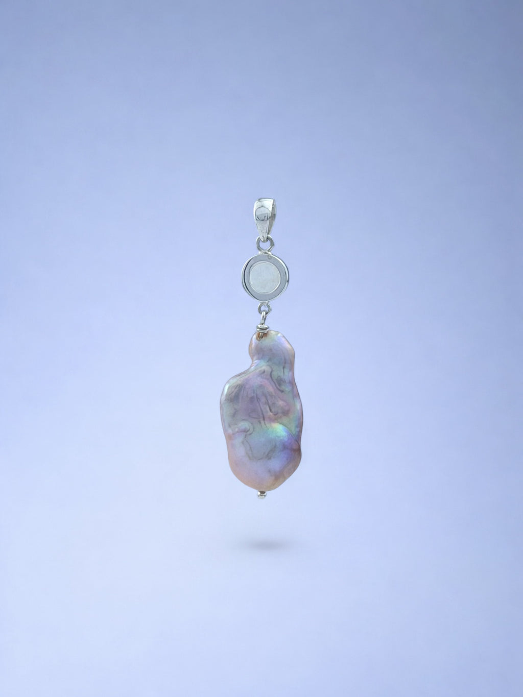 Pink Monica with Moonstone Pendant