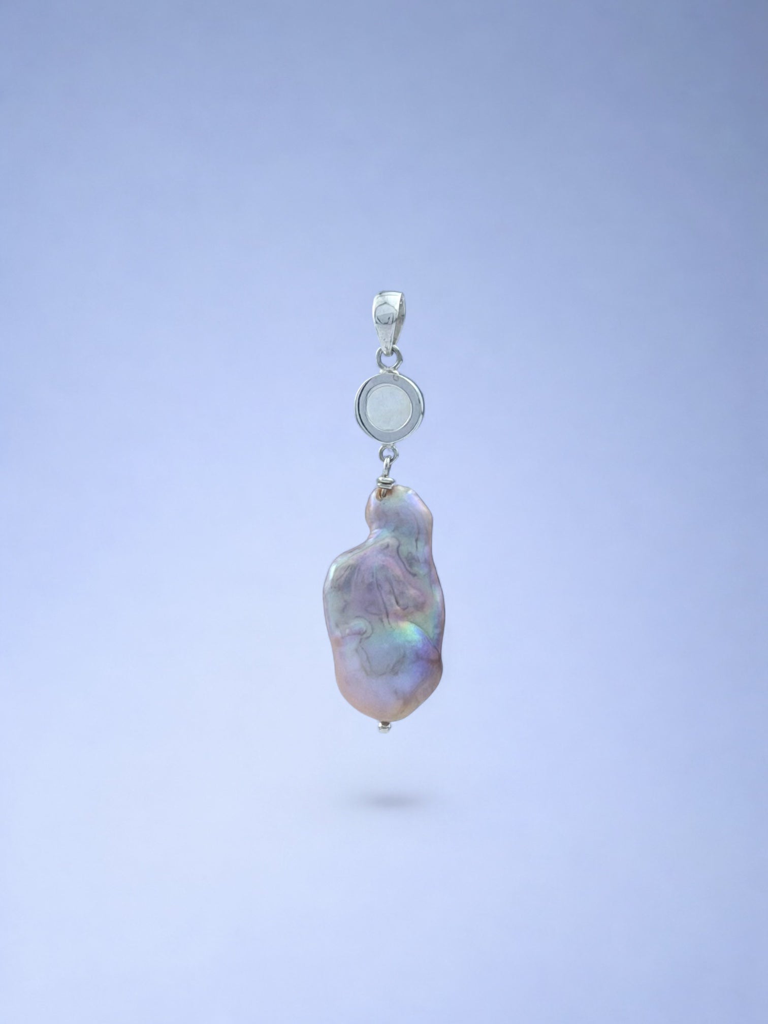 Pink Monica with Moonstone Pendant
