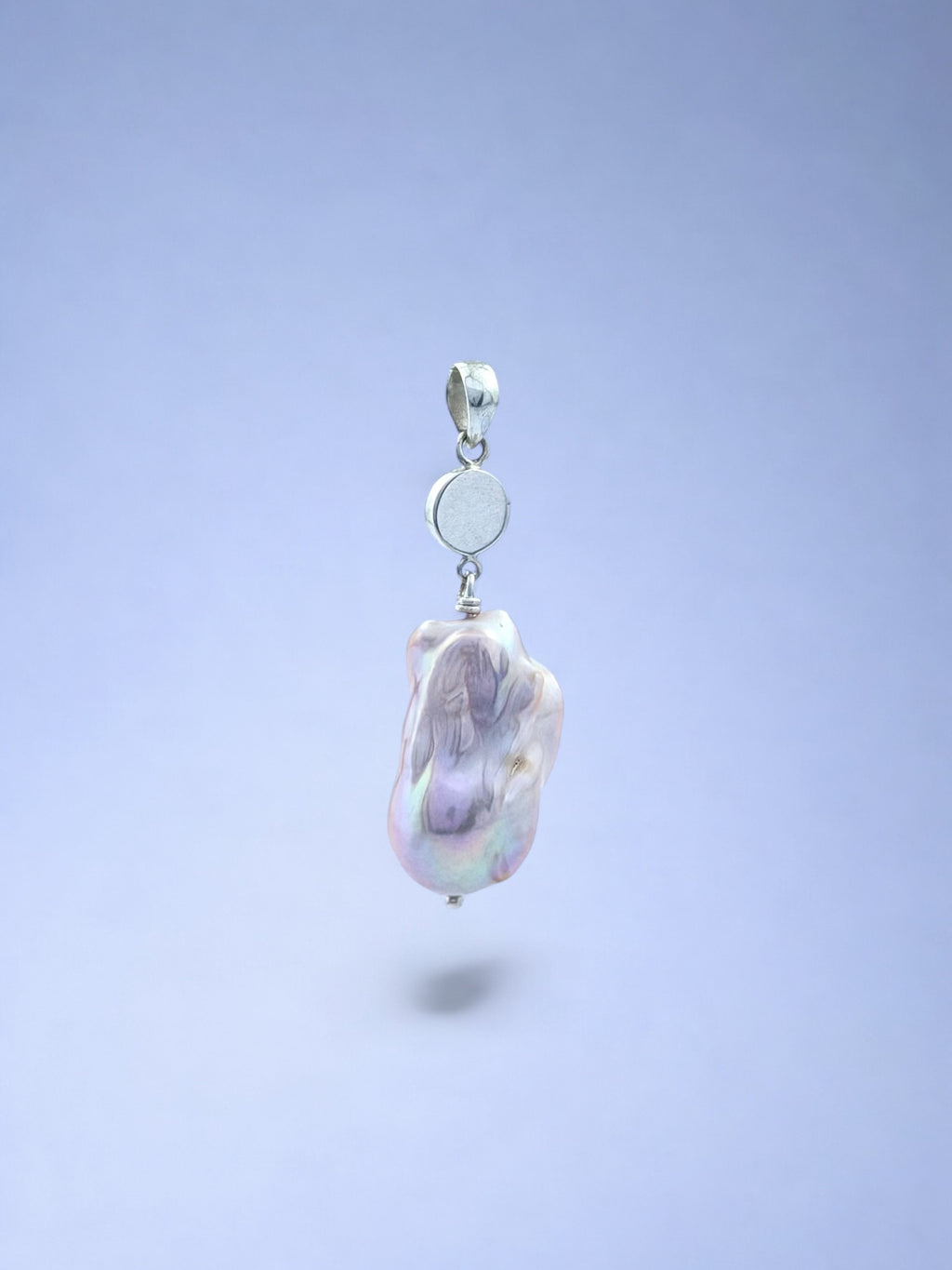 Pink Monica with paua abolone pendant