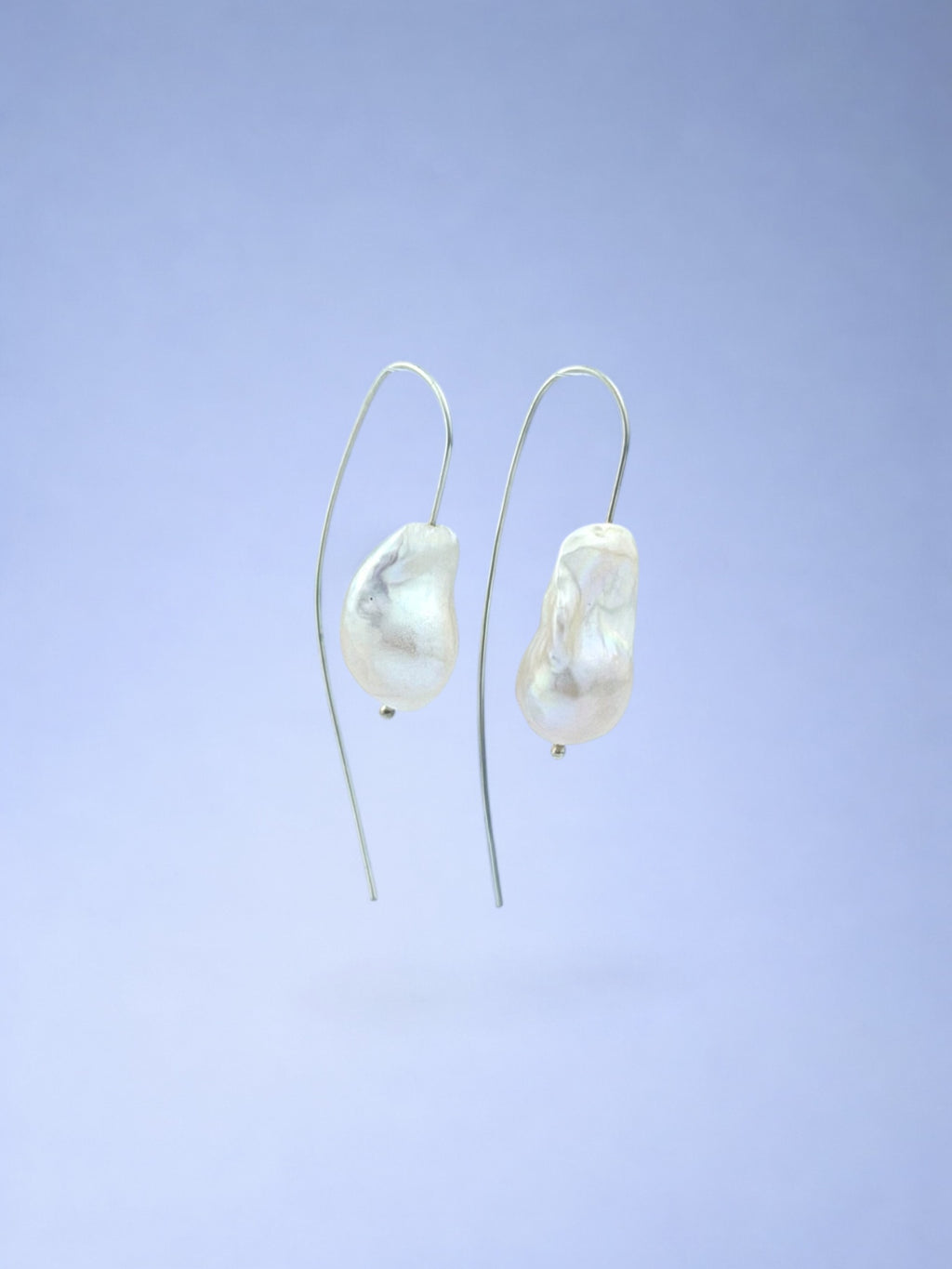 White Pearl Earrings v2
