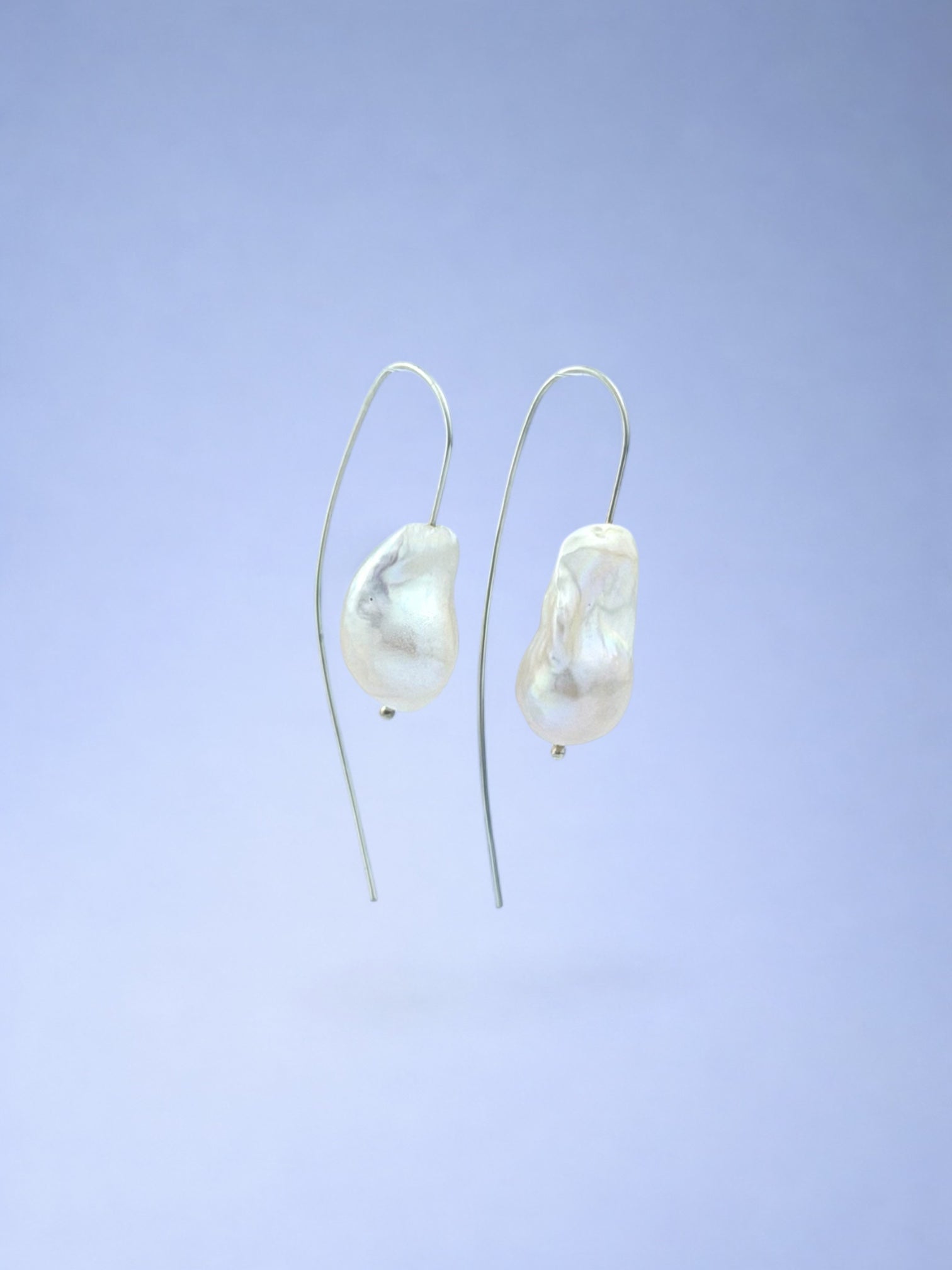 White Pearl Earrings v2
