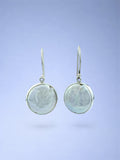 Gella White Earrings
