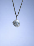 Handmade 925 sterling silver pendant with baroque pearl — Sribnyak Baroque Pearls