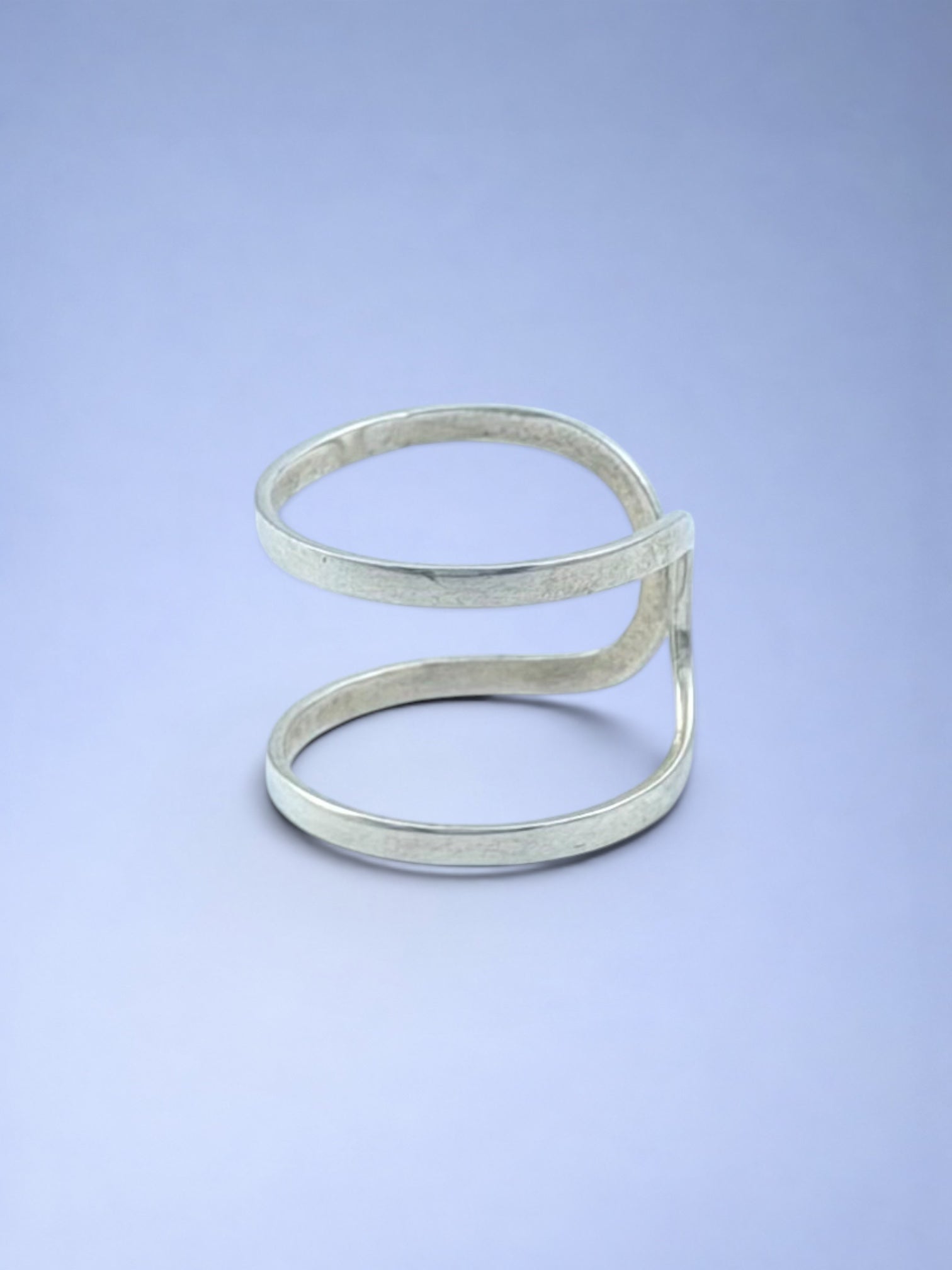 Handmade solid 925 sterling silver ring — Sribnyak Baroque Pearls, made in Bali