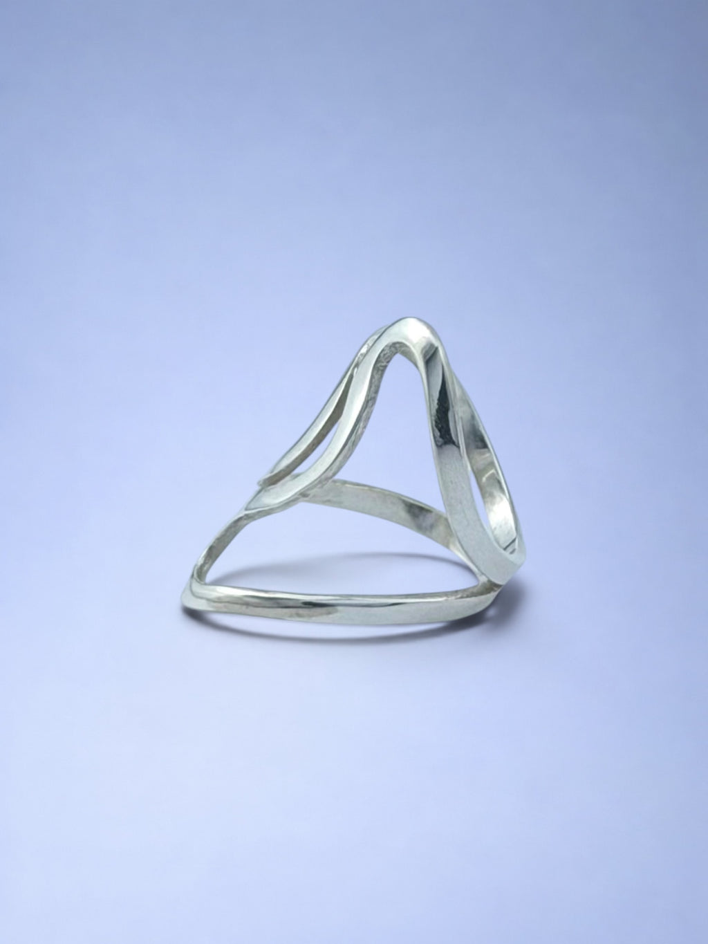 Handmade solid 925 sterling silver ring — Sribnyak Baroque Pearls, made in Bali