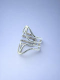 Handmade solid 925 sterling silver ring — Sribnyak Baroque Pearls, made in Bali