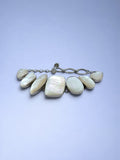 Handmade 925 sterling silver bracelet with mother of pearl — Sribnyak Baroque Pearls
