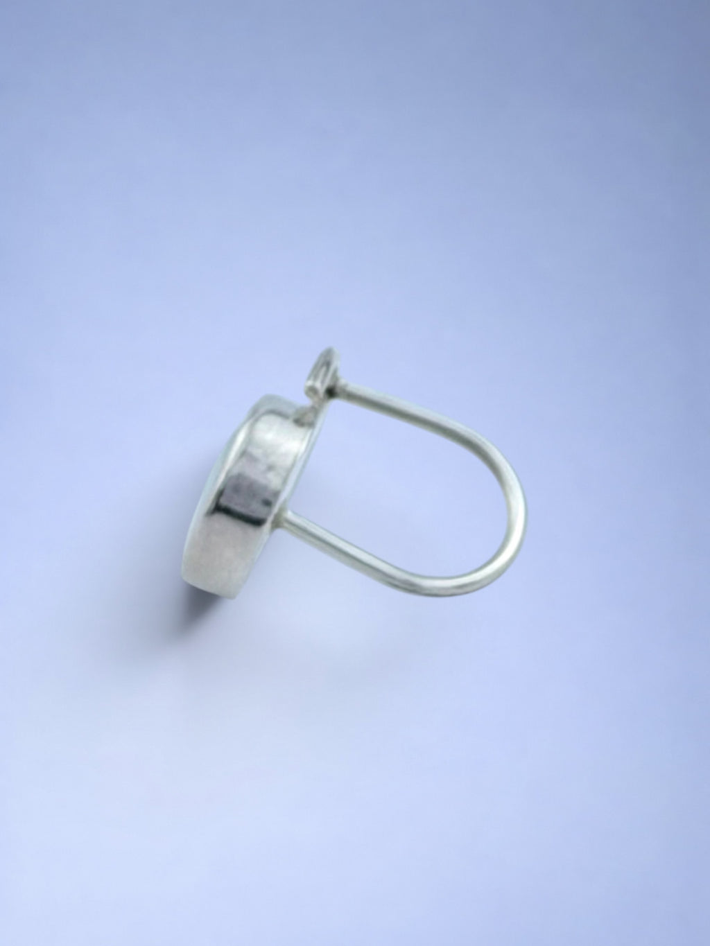 Handmade 925 sterling silver ring with baroque pearl — Sribnyak Baroque Pearls
