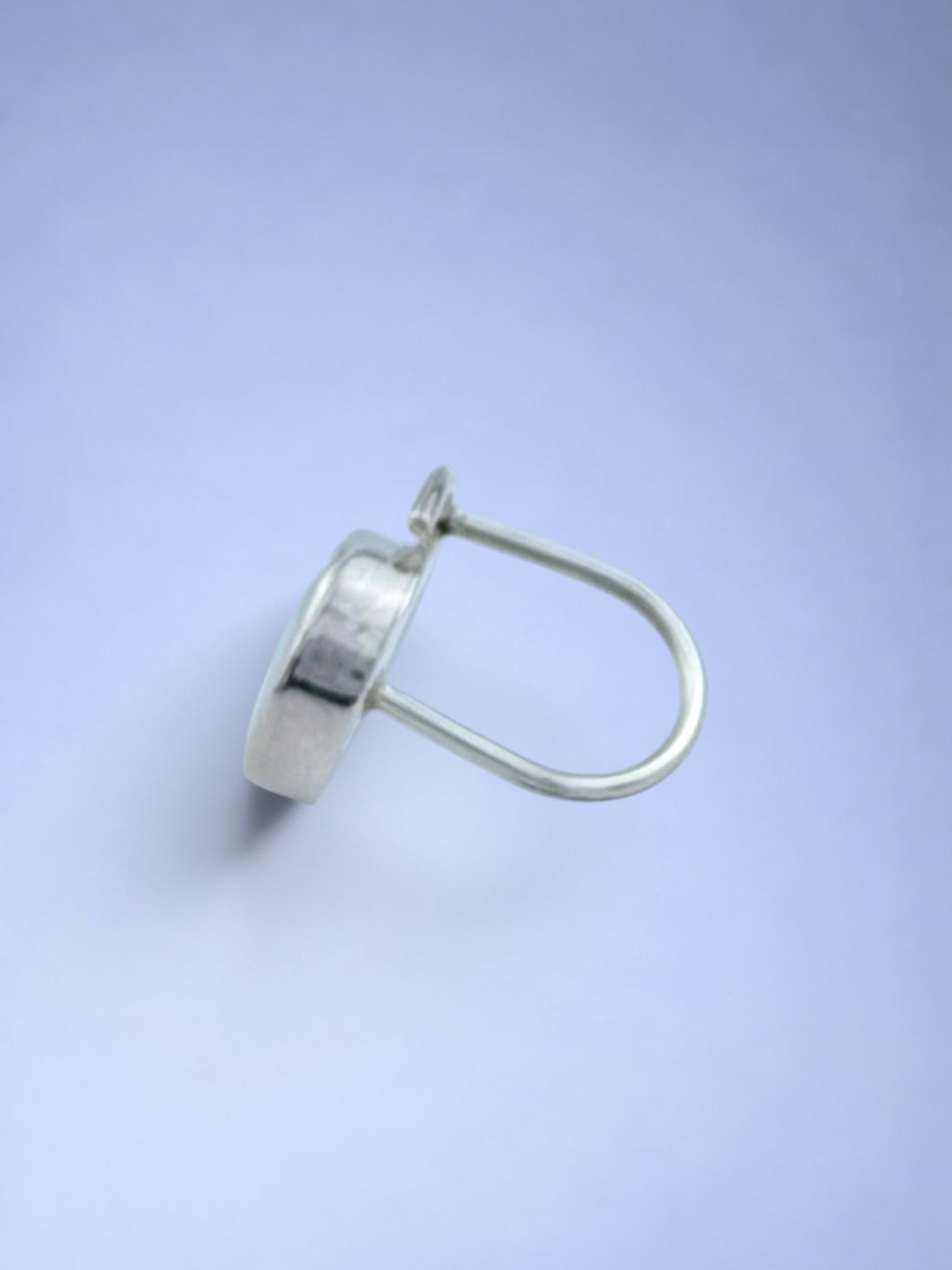 Handmade 925 sterling silver ring with baroque pearl — Sribnyak Baroque Pearls