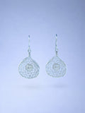 Handmade 925 sterling silver earrings with baroque pearl — Sribnyak Baroque Pearls