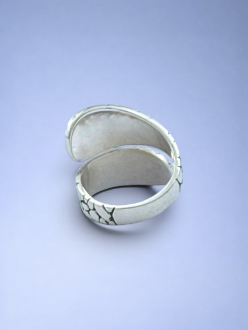 Handmade solid 925 sterling silver ring — Sribnyak Baroque Pearls, made in Bali